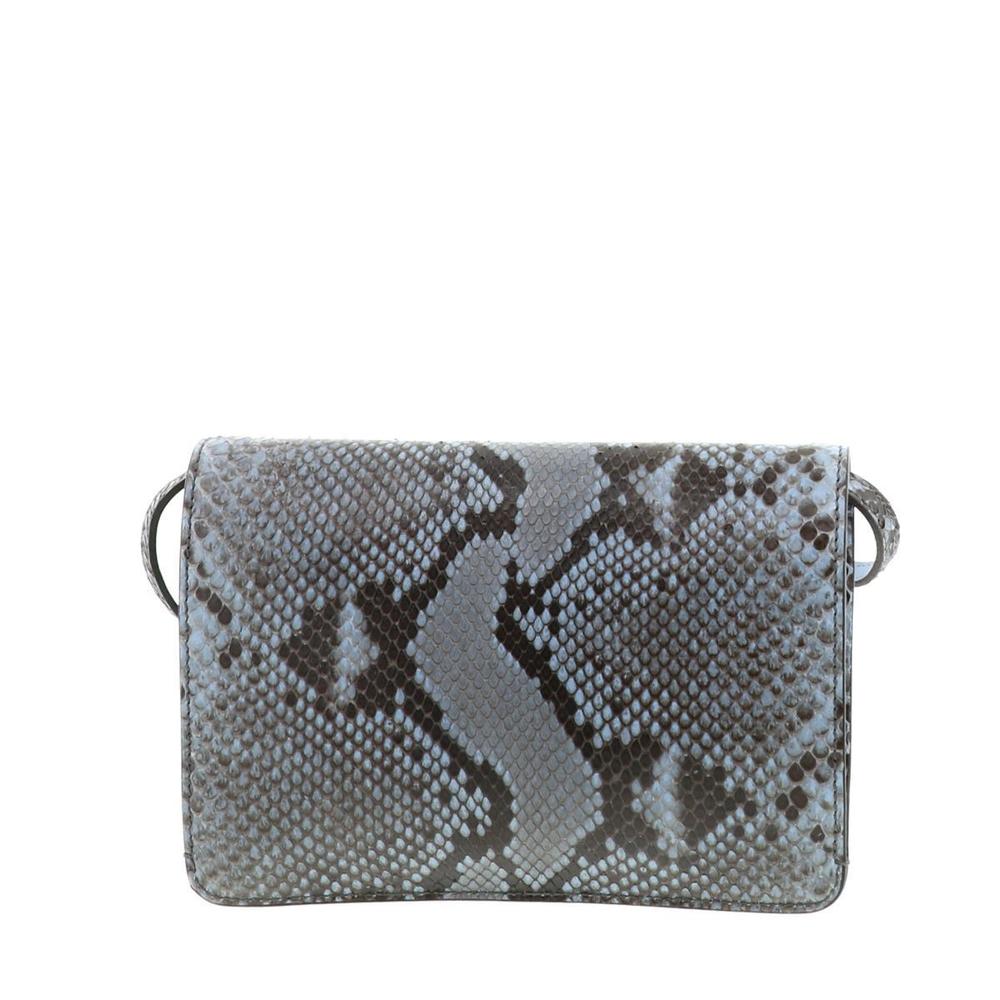 Gucci Python Shoulder Bag Blue - image 3